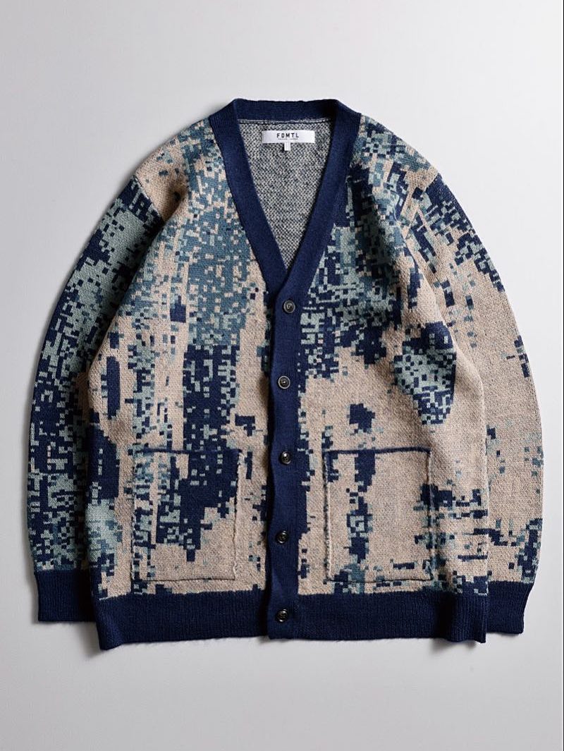 FDMTL Boro Jacquard Cardigan - Mildblend Supply Co