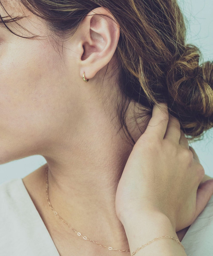 K18YG フープ ピアス（270848） ｜ women（ウィメンズ） ｜ ete／ete