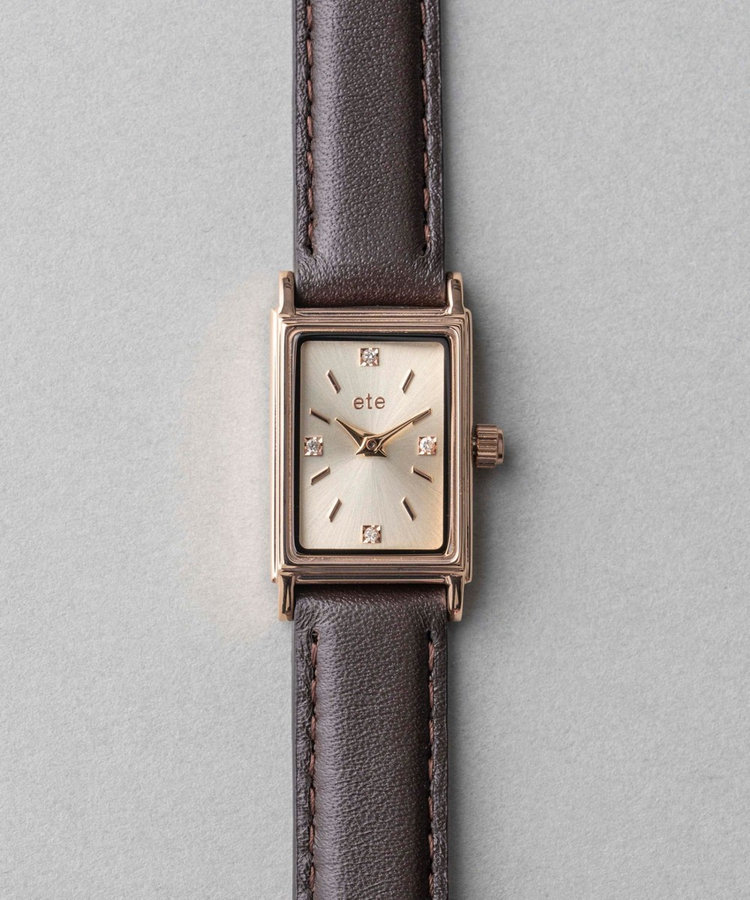 ete ete腕時計 ゴールド メッシュバンド 腕時計 ete 腕時計 ソーラー