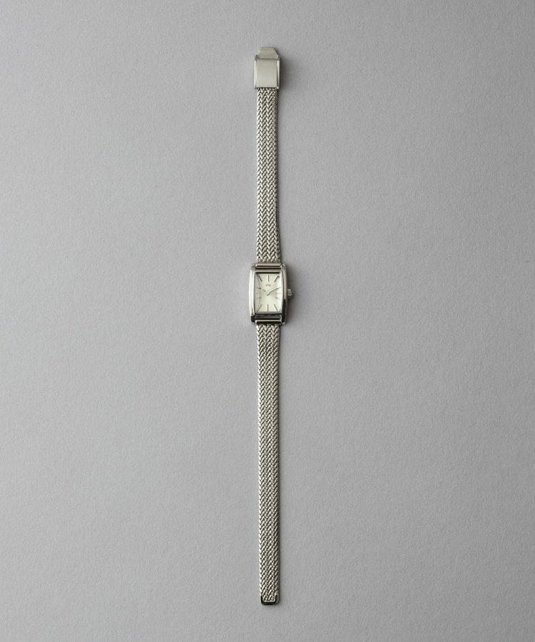 ダイヤモンド レクタングルフェイス メッシュベルト ウォッチ（890570