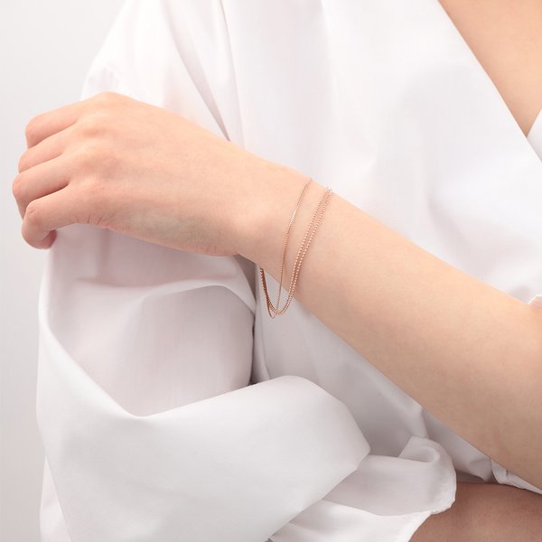 K18 ピンクゴールド ブレスレット – Milluflora | ミルフローラ