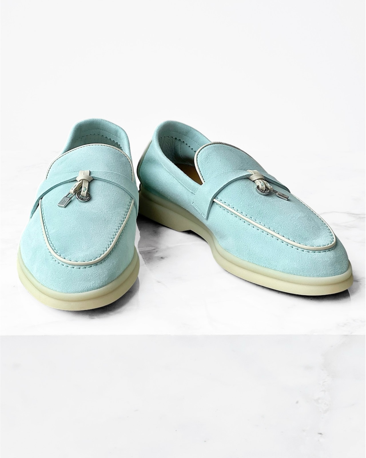 Loro Piana Azure Sapphire Summer Charms Walk Loafer – MILNY PARLON