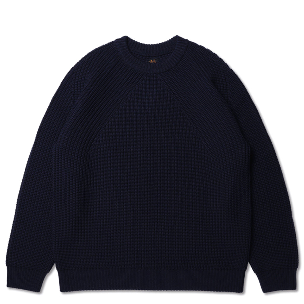 Batoner - Navy Signature Rib Crewneck – Miloh Shop