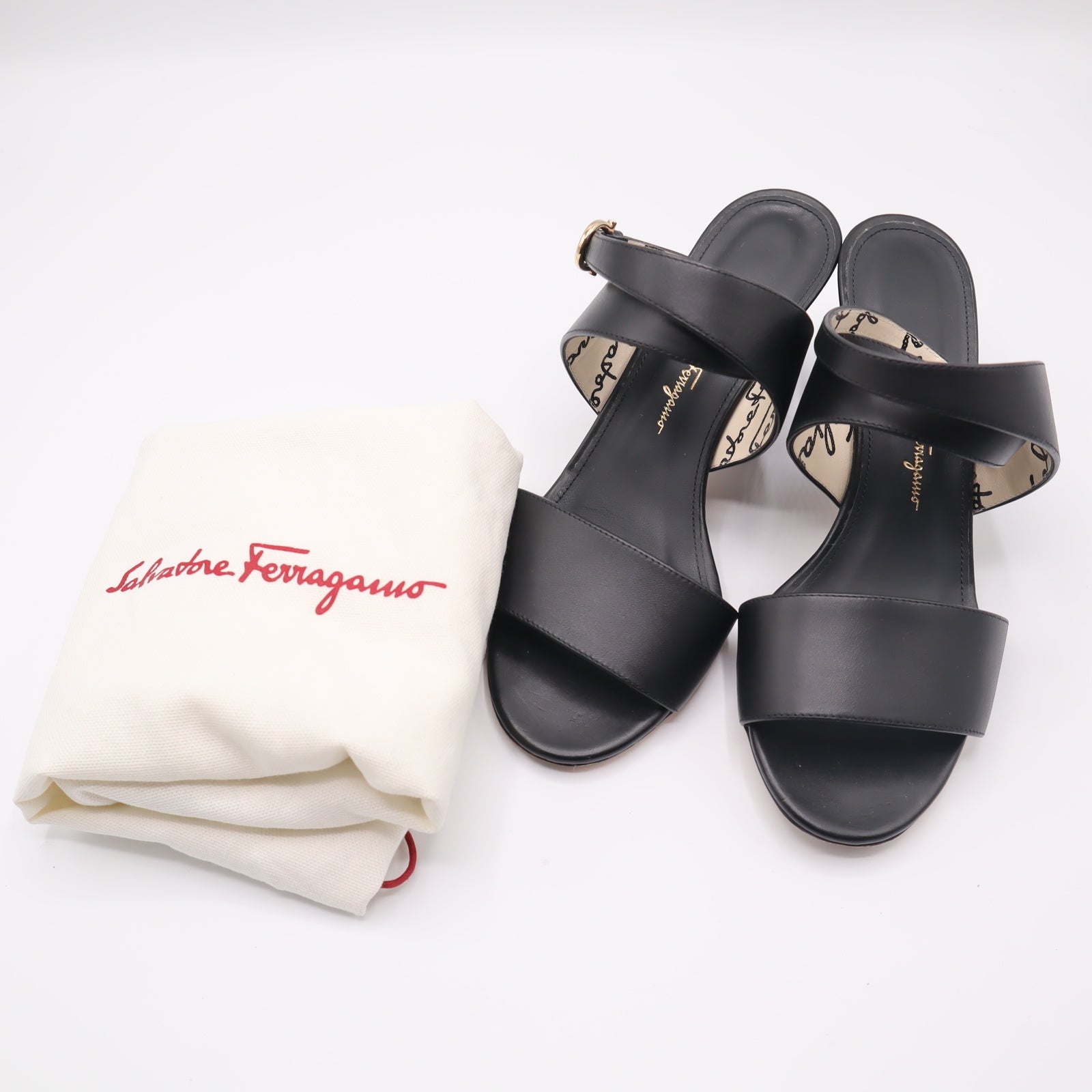 フェラガモ サンダル 6D フェラガモ ミュール サンダル 6D 23cm｜Yahoo