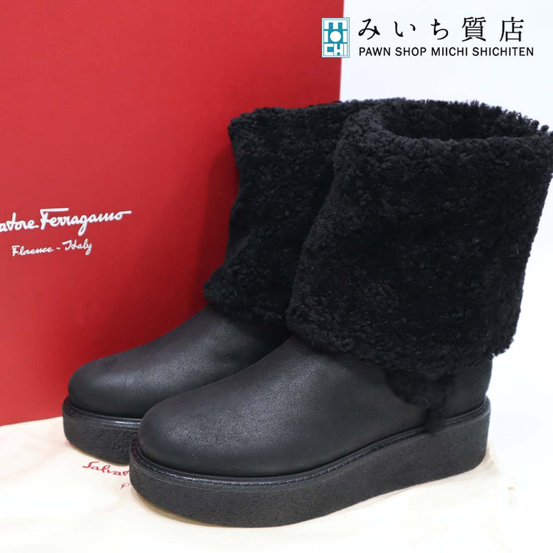 サルバトーレ フェラガモ Salvatore Ferragamo ムートンブーツ ボア