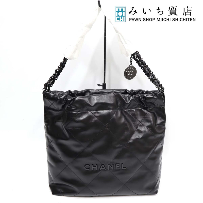 希少 シャネル22 CHANEL22 as3261 ハンドバッグ トートバッグ ソー