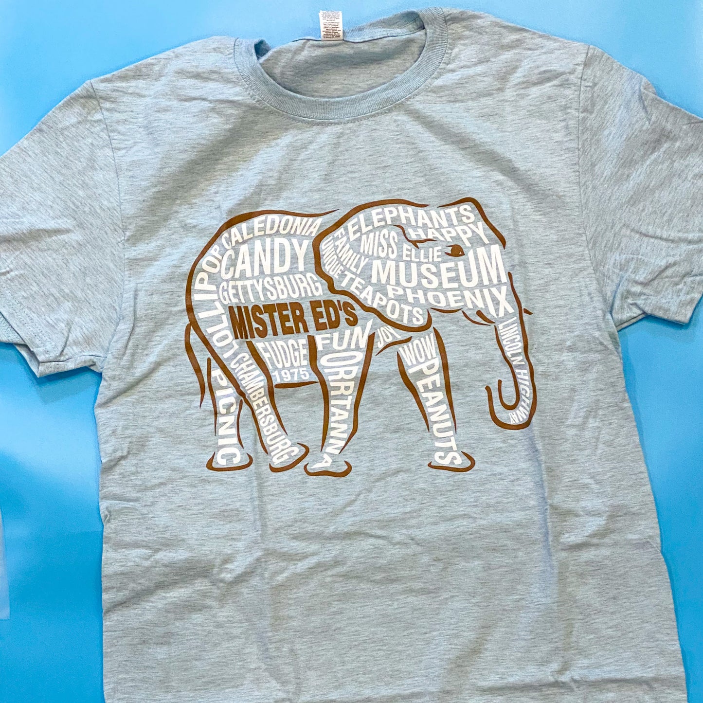 Tshirt - Word Elephant – Mister Ed's Elephant Museum & Candy Emporium