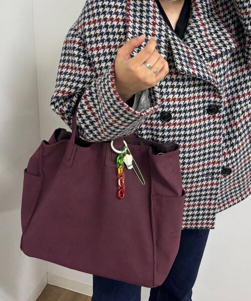 ear PAPILLONNER】仕切りポケットトートバッグ Lサイズ｜パルグループ