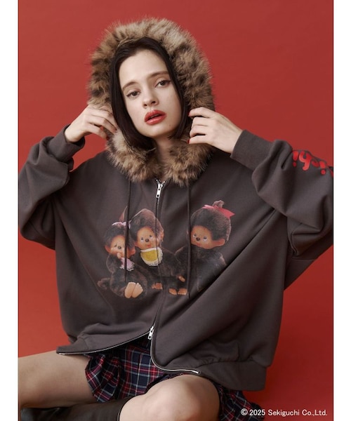 monchhichi×jouetie】ファードッキングZIPフーディ｜マークスタイラー