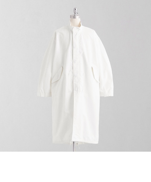 LOEFF＞TCオックス ミリタリー スタンドカラー コート UNISEX