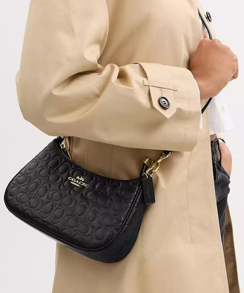 オンライン限定【公式】テリ ショルダー バッグ・シグネチャー レザー