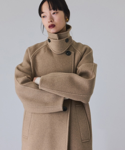 ウールボンディングミドルコート｜アダムエロペの通販｜&mall（アンド