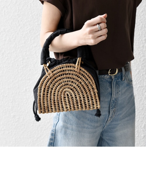 TARANGO: ハーフ ラウンド カゴ バッグ｜シップスの通販｜&mall