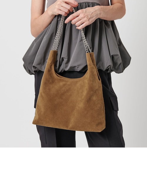 スエードライク チェーン ショルダーバッグ｜ビューティー＆ユース