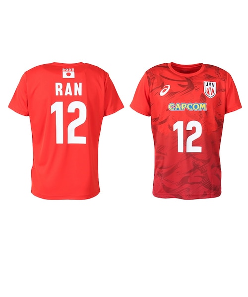 アシックス（ASICS）バレーボールウェア バレー応援Tシャツ 男子 日本