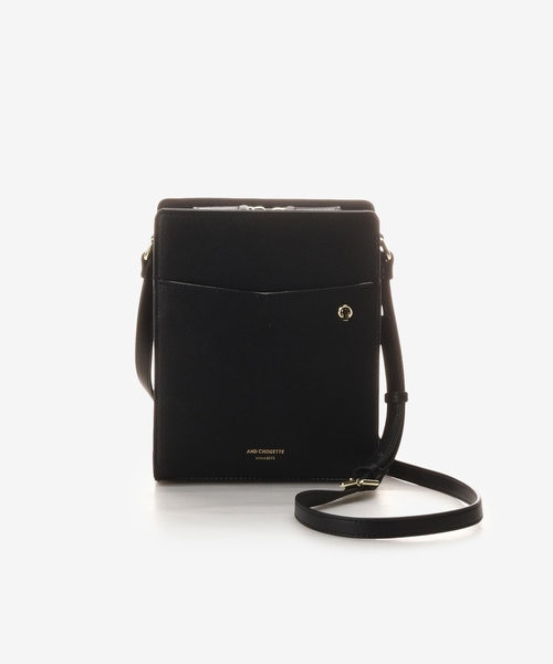 推し事バッグ》クリアポケット付き縦型ショルダーバッグ｜アンド