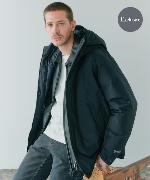 別注』+phenix WINDSTOPPER by GORE-TEX LABS ダウンジャケット