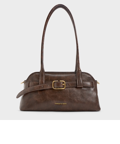 Victoria ヴィクトリア ベルトイロンゲイティッドショルダーバッグ