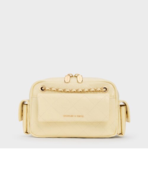 Duo ドゥオ キルトクロスボディーバッグ｜チャールズ＆キースの通販