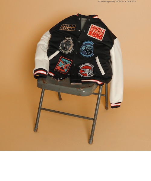 ゴジラVSコング】 リバーシブルスタジャン（大人）｜エフオー