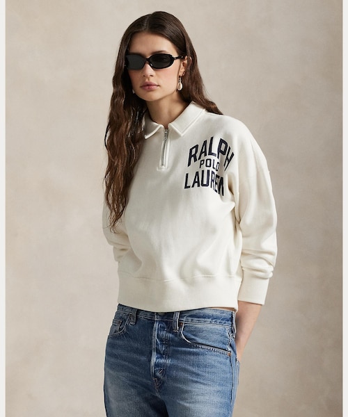 ロゴ フリース クォータージップ｜ポロ ラルフ ローレンの通販｜&mall