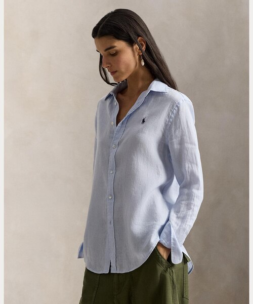 クラシック フィット リネン シャツ｜ポロ ラルフ ローレンの通販
