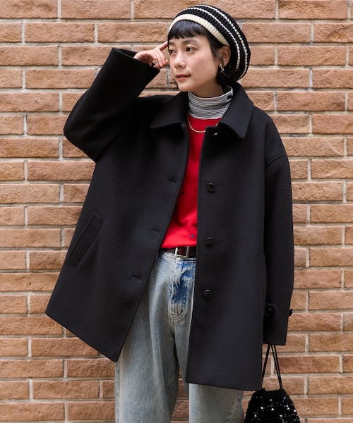 ビーバー ステンカラーショートコート｜フリークスストアの通販｜&mall