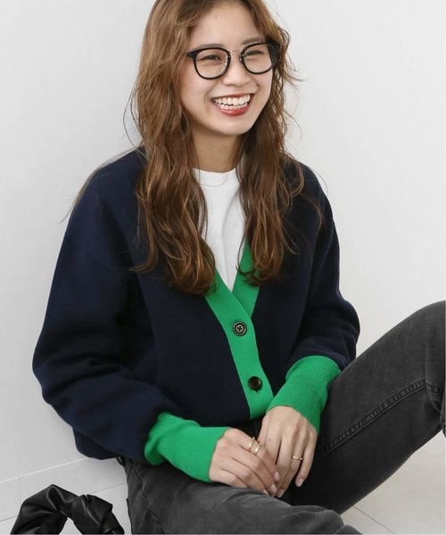 追加2》ダブルニットコントラストカーディガン◇｜ジャーナル