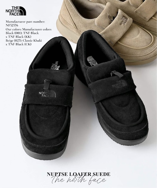 THE NORTH FACE / ノースフェイス ヌプシ ローファー スエード NF52576