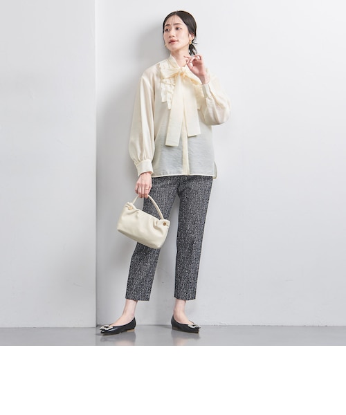 オーガンジー フリル＆ボウタイ ブラウス｜ユナイテッドアローズ