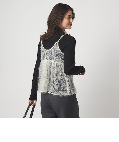 シアー レース キャミソール｜グリーンレーベル リラクシングの通販