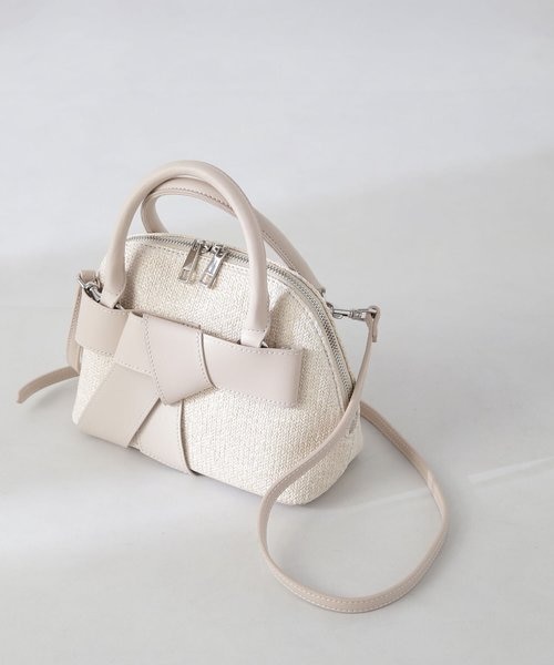 PPボウリボンミニボストンバッグ｜ナチュラルビューティーベーシックの