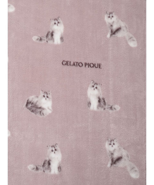 Sleep】CAT柄 プリント毛布｜ジェラートピケの通販｜&mall（アンド