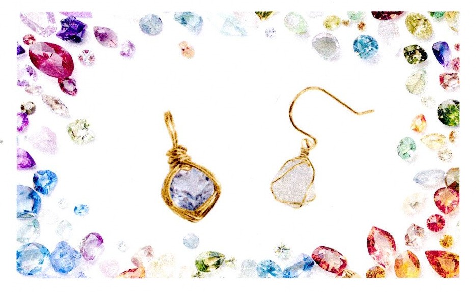 ハルページ☆リクエスト3点 ワイヤーラッピング アート ジュエリー Gon