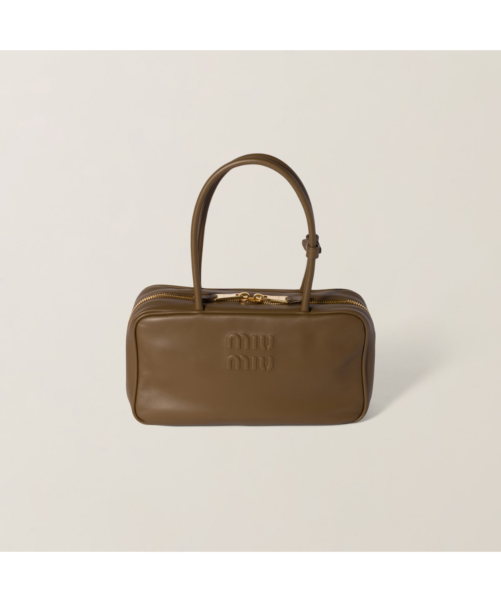 MIU MIU/ミュウミュウ通販 | レザー トップハンドルバッグ【送料無料