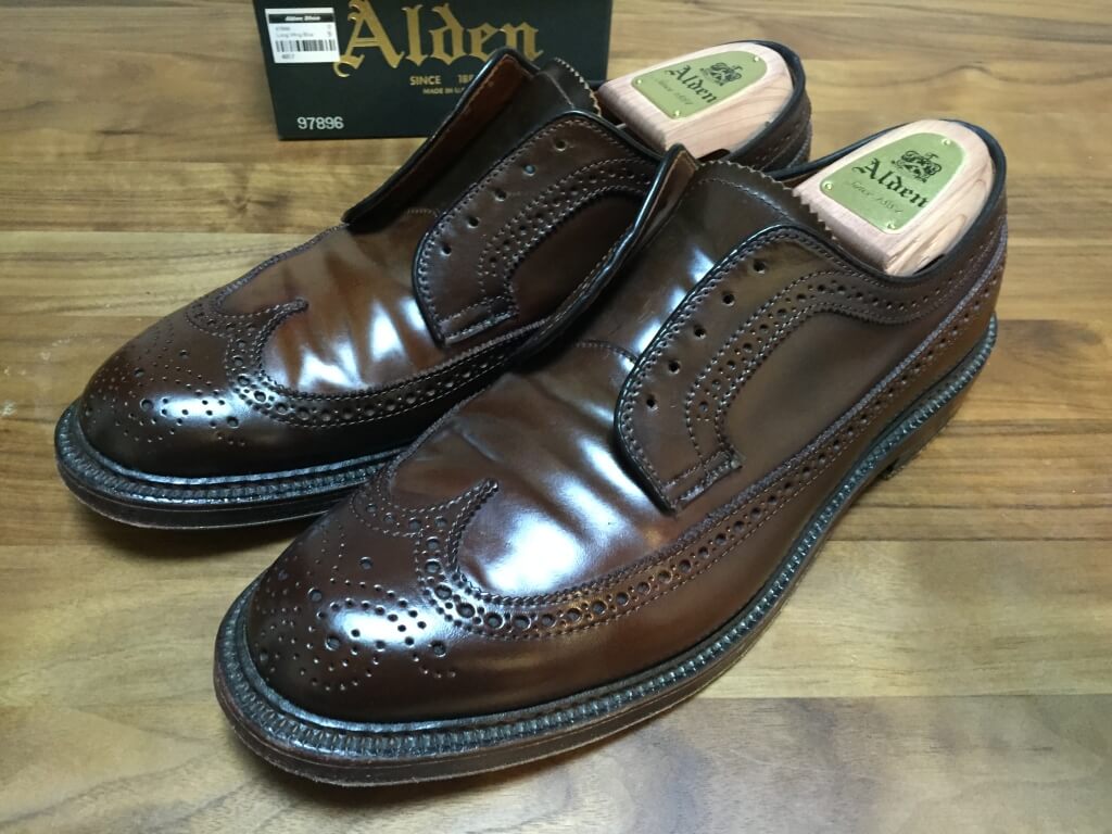 オールデンのシガーコードバンロングウィングLWB｜オールデン