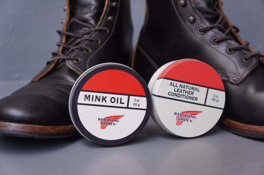 ミンクオイルとオールナチュラルレザーコンディショナーを比較してみた