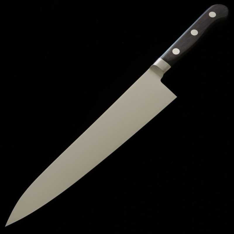 ミソノMISONO 牛刀 黒積層合板 440 (180-300mm) – 三浦刃物店 Miura Knives