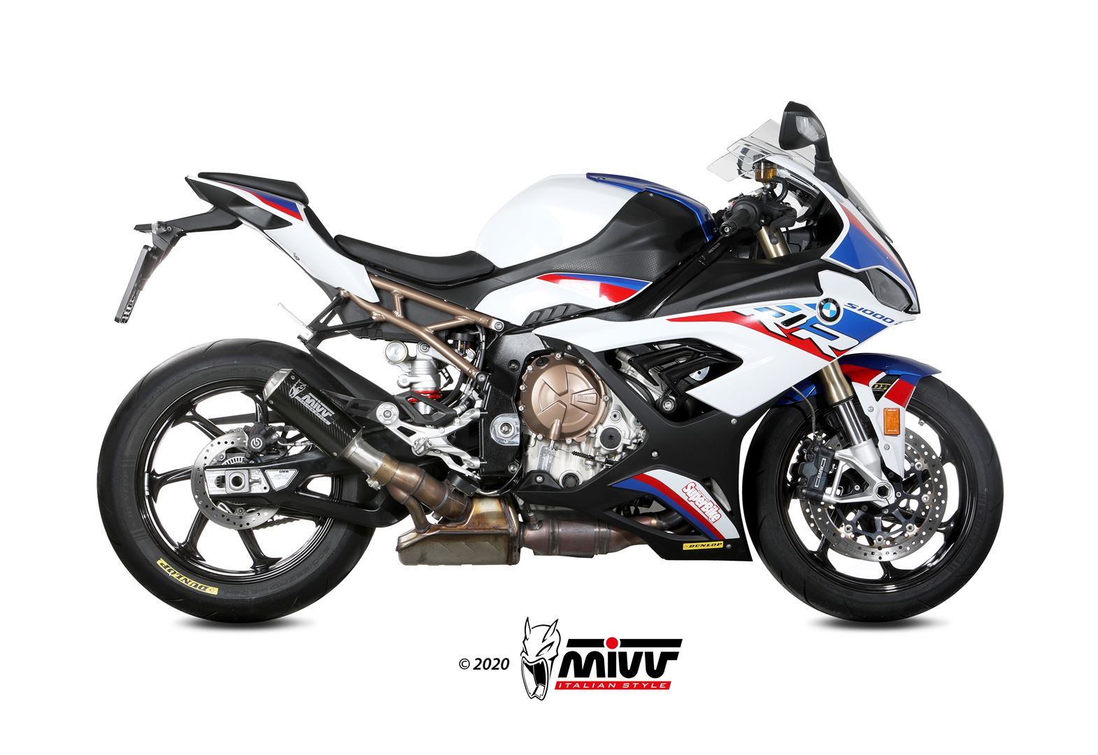 BMW S 1000 RR Exhaust Mivv MK3 Carbon B.036.LM3C - Mivv