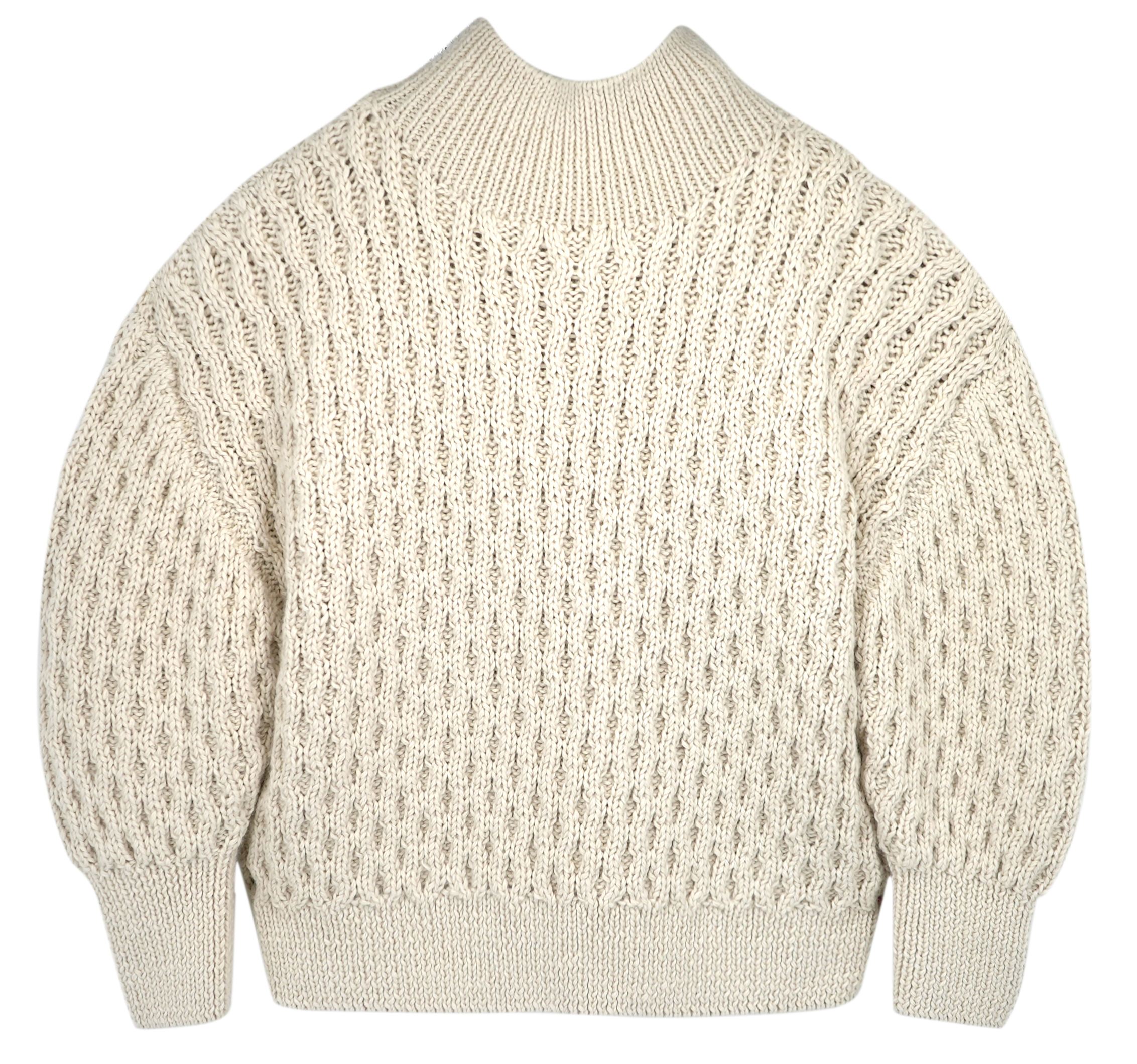 Megeve Honeycomb Turtleneck in Ivory – MIRTH