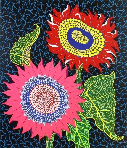 草間彌生作品【ひまわり】の買取・査定はミライカ美術にお任せください