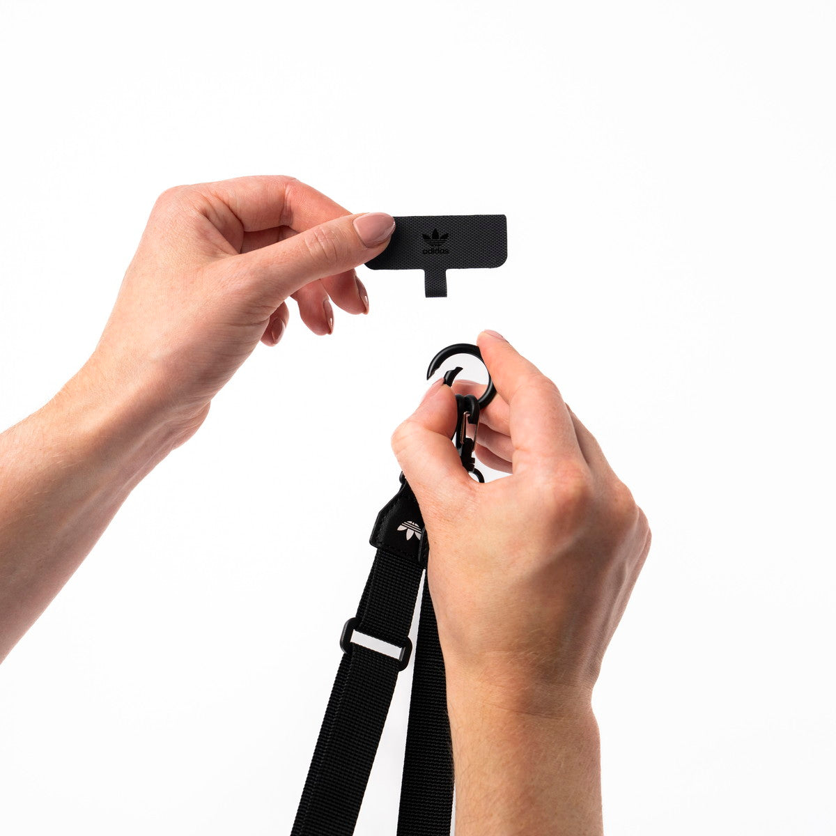 ネックストラップ Necklace Wide ブラック/ホワイト – MiraiSell