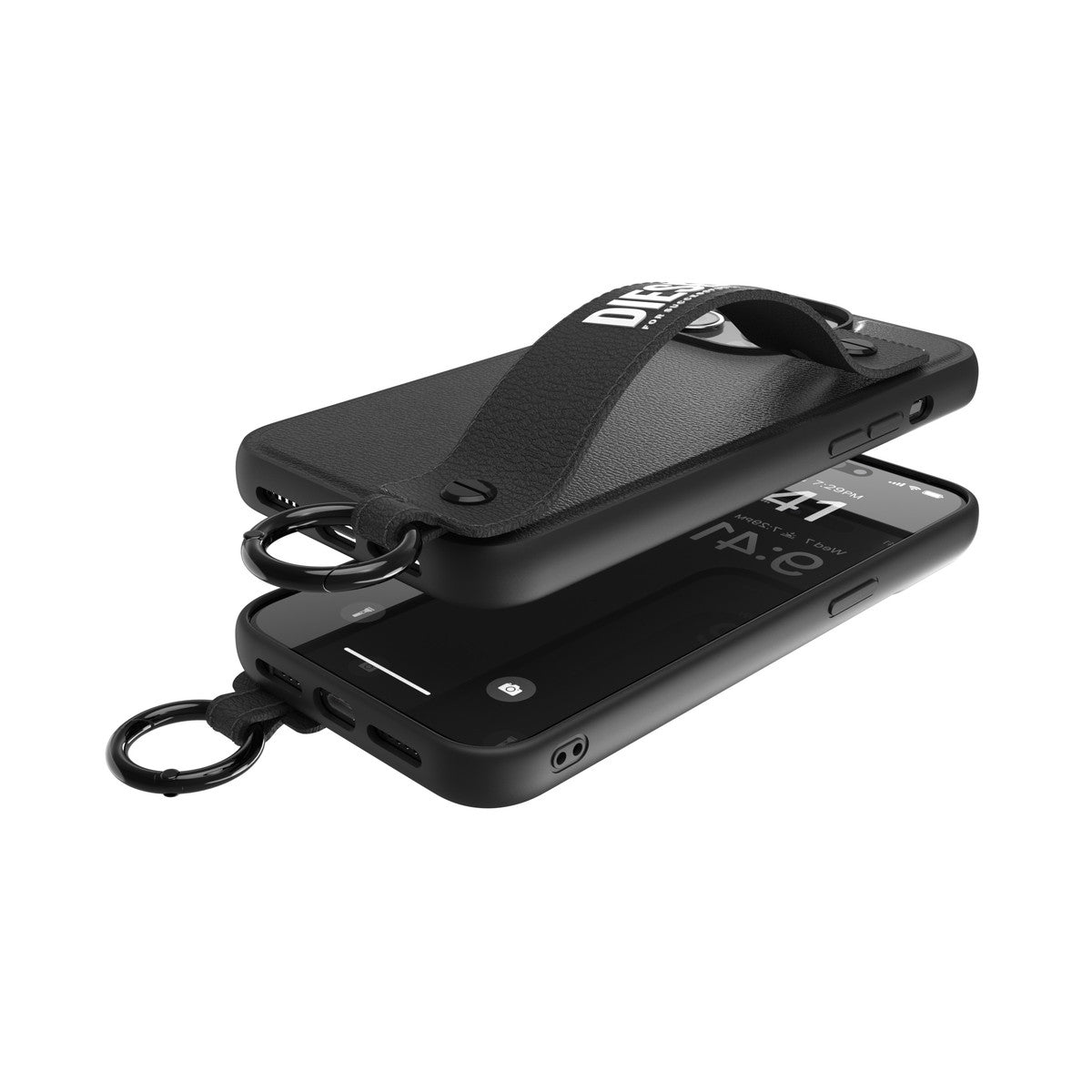 iPhone15ProMaxケース ハンドストラップ ブラック – MiraiSell