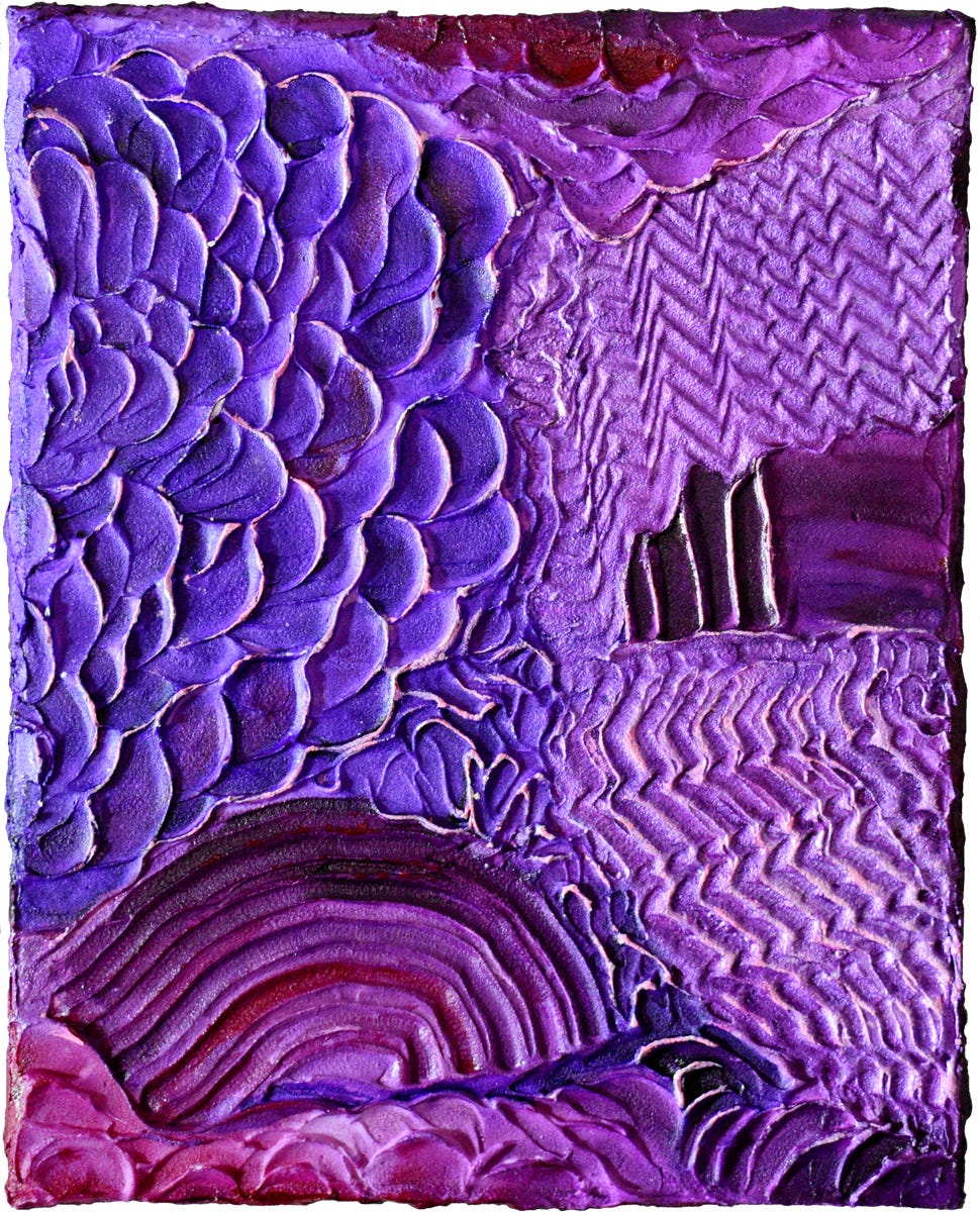 Energy Texture №16: “Purple Chaos” | by DonnaKazo | Medium