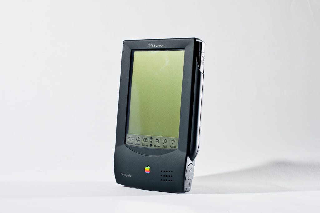 The Apple Newton MessagePad. Apple's first attempt at a tablet was