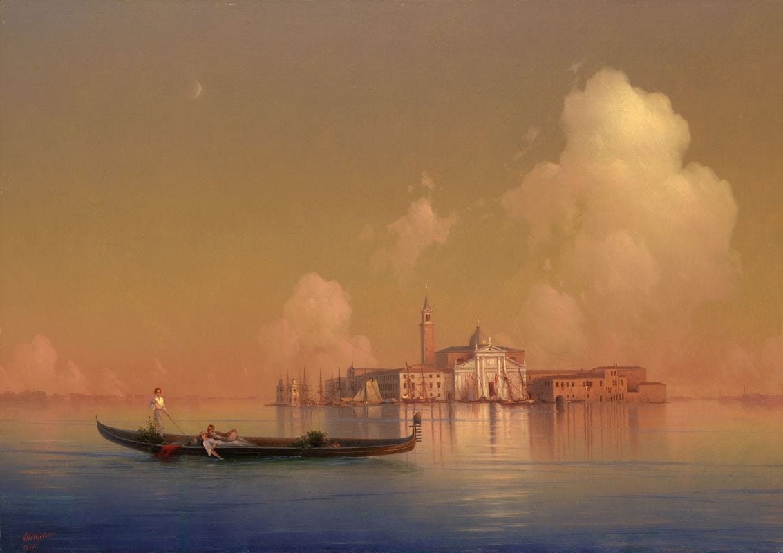Sun, Moon, Sea: аnimated Paintings by Ivan Aivazovsky | by Артхив