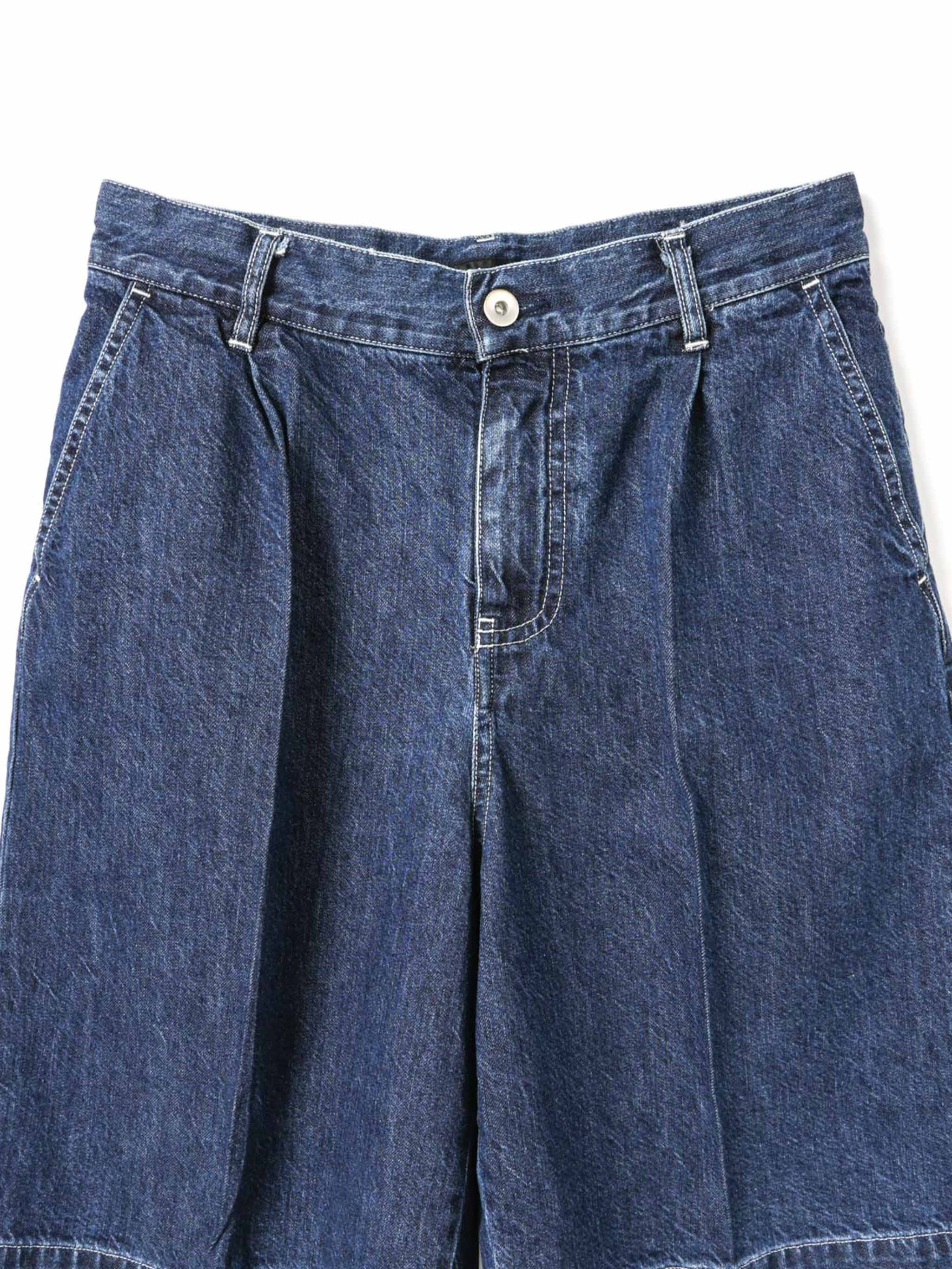 denim half PT | 1-260095BL – mizuiro ind