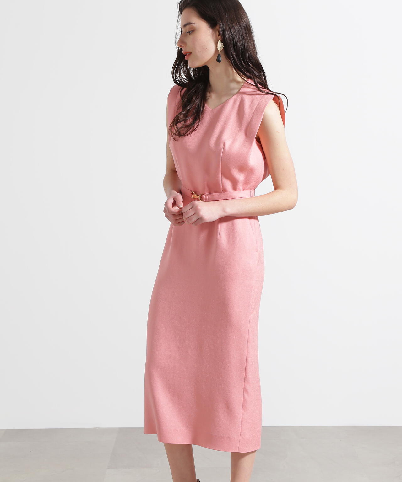 ダイヤモンドネックベルテッドワンピース | PINKY&DIANNE（ピンキー