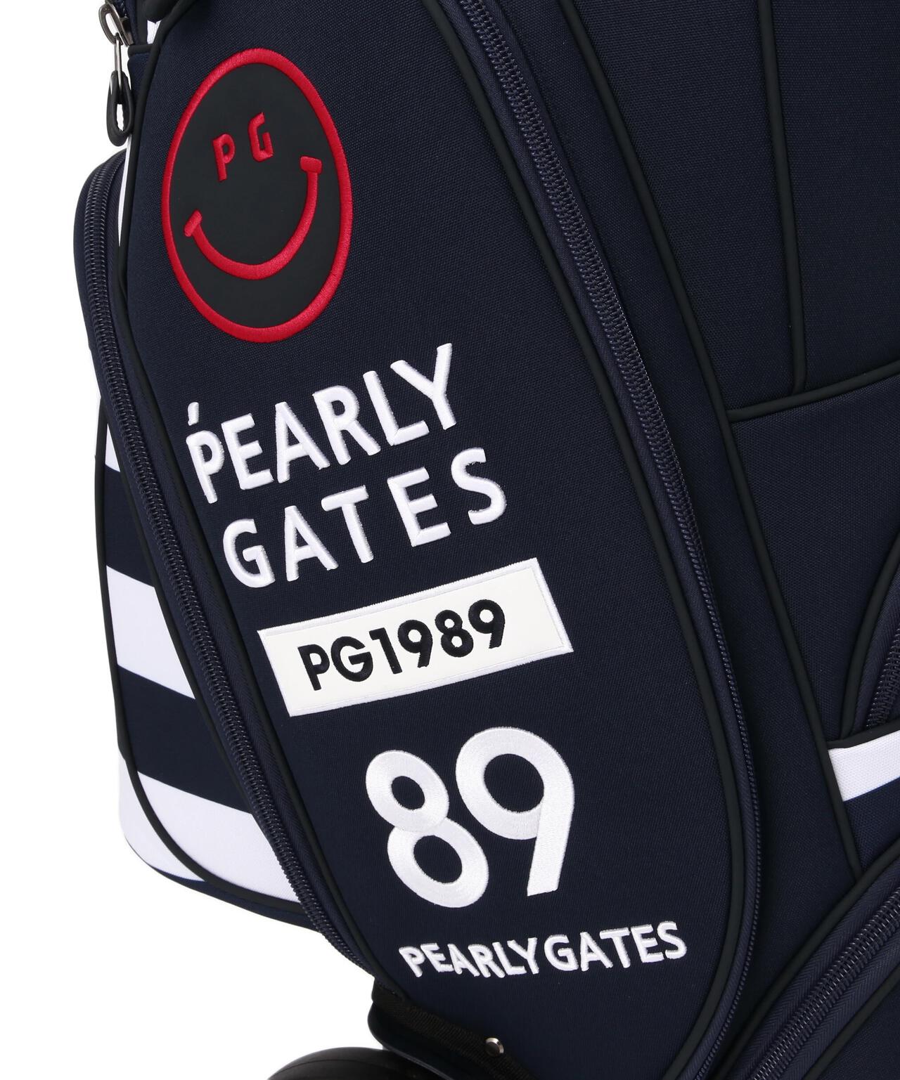 キャスター付きボーダー柄キャディバッグ (46インチ対応)(9型) (UNISEX