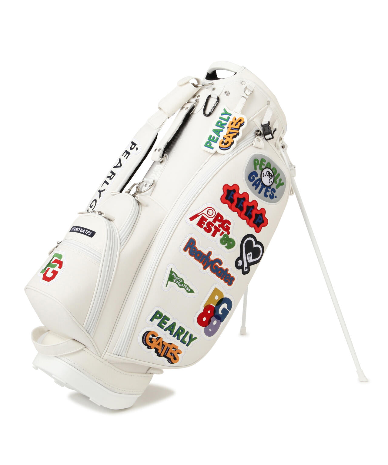 ロゴワッペンスタンド式キャディバッグ (46インチ対応) (UNISEX
